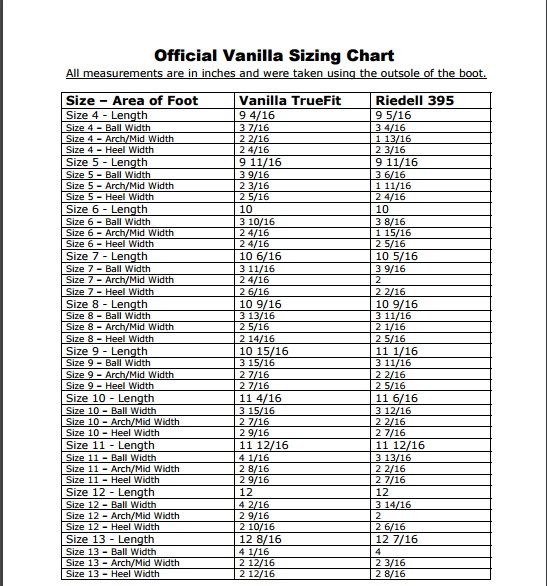 riedell-skate-size-chart